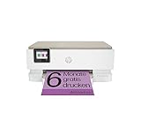HP Envy Inspire 7220e Multifunktionsdrucker, Tintenstrahldrucker, 6 Monate gratis drucken Instant Ink inklusive, Drucken, Scannen, Kopieren, Fotodruck, DIN A4, WLAN, Airprint
