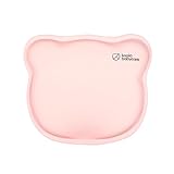 KOALA BABYCARE Babykissen Plagiozephalie, abnehmbar (mit Zwei Kissenbezügen), hilft EIN Plattkopfsyndrom vorzubeugen und zu behandeln. Aus Memory Foam - Rosa - Registriertes Design KBC®