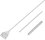 HOTOOLME 65 cm Algenschaber Aquariumschaber, Edelstahl Aquarium scheibenreiniger für die Reinigung von Glas Aquarium