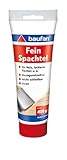 Baufan Feinspachtel Weiß 400g I Für Holz, lackierte Flächen uvm I Lösungsmittelfrei, leicht zu glätten & gut schleifbar I Optimaler Untergrund I Innen