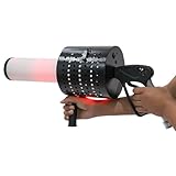 vinnyooc 220V Konfetti-Maschinen, Handgeführte Konfetti Maschine, 7 Farben CO ₂ Professionelle Konfetti Maschine, Nebel Farbe Papier Jet Maschine für Party Hochzeit Bühne Konzerte