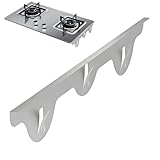 Endstück für Stufe,Zubehör für Kochfeld aus Edelstahl,Schutz für die Herdplatte - Für Wohnung, Vermietung, Bäckerei, Café, Haus,