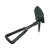 Toyvian Praktischer Faltbarer Klappspaten Rostfreiem Stahl mit Stabilem Dreieckgriff und Leichtem Design Canvas Tragetasche für Gartenarbeit Schneeräumung und Outdoor Einsätze