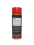 SDV Chemie Strukturlack Spray 1x 400ml schwarz fein Kunststoff Struktur Spray Autolack KFZ