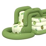 Aufblasbare Rutsche für Pool, Wasserrutsche für Pool, verstärktes aufblasbares Schwimmzubehör, Spielzeug für Familienspiel am, Camping, See, Garten