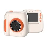 Druckkamera für Kinder, 10-facher optischer Zoom, 2,4-Zoll-Bildschirm, 64 GB Speicherplatz, geeignet für Familientreffen, Schulprojekte