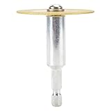 Spacnana Diamant-Trennscheibe, 1 Mm Ultradünnes Sägeblatt-Rad für Glas, Jade, Kristallkeramik, Multifunktionale Trennscheibe für Nass- und Trockenschneiden mit 1/4-Zoll-Sechskantschaft (6 cm Stange)