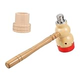PATKAW 1 Satz Moxibustion-Instrument Bausatz Punkt Drahtkopf auslösen Rückenkratzer bienenwachs auflage Beeswax pad werkzeug Moxa-Stabbrenner Tragbarer Moxibustionsbrenner hölzern Brown