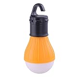 Tragbare Notfalllichter, Zeltlicht, Camping-Glühbirne, wasserdicht, LED-Camping-Laterne für Camping, Wandern, Angeln, Ausflug, Außenbeleuchtung, Gelb