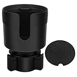 MXTIMWAN Auto Getränkehalter Expander, Auto Cup Holder kompatibel mit großen 32/40 oz Flaschen, Adapter mit Verstellbarer Wasserflaschenhalter Untersetzer und Basis