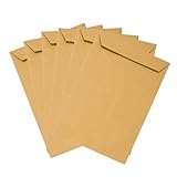 Emerson 50x Versandtasche Braun DIN C5 162 x 229 mm 80g großer Briefumschlag Maxibrief haftklebend ohne Fenster Umschlag groß C5 braun Briefkuvert a5 envelope big brown große Versandtasche Papier