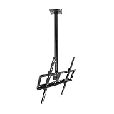 TV Ständer Wandhalterung - Neigbar & Schwenkbar Deckenhalterung für 32 bis 55 Zoll LED Flachbildfernseher Extra Lange Halterung Unterstützt bis zu 35 kg