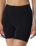 Schiesser Damen längerem Bein Longshort Radlerhose nahtlos-Classic Seamless Unterwäsche, schwarz_181257, XXL