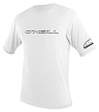 O'Neill Herren Basic Skins S/S Rash Tee Vest, White, L