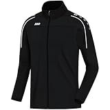 JAKO Herren Trainingsjacke Mit Durchgehendem Rv Trainingsjacke Classico, schwarz, XL, 8750