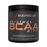 Bucked Up Ätherische Aminosäuren mit verzweigter Kette, Original, Bcaa 2:1:1, Pulver, Sofortformel, 100 % reine Sofortformel, 2:1:1, Vor-/Nachtraining, 30 Portionen (Geschmack Apple Jacked)