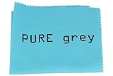 SILBO/PUREgrey Silberputztuch Poliertuch für Schmuck oder Alles aus Silber 24 x 20 cm