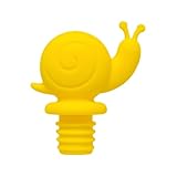 xowwyue Schneckenförmige Champagnerverschlüsse,Wiederverwendbares 3D Silikon Verschlusszubehör - Bunter Flaschenstöpsel - Für Haushalt Restaurants Sojasauce Küche