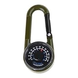 Tuokend Multifunktionaler Metall-Karabiner-Schlüsselanhänger für den Außenbereich