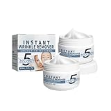 2Stück Aktiv Retinol Anti Falten Creme, 5 Second Instant Anti-Wrinkle Lifting Cream, Instant Pflegende Creme, Gegen Hautalterung, Reduziert feine Linien, Strafft die Haut Sofort