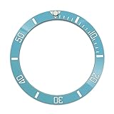 38 mm blauer, gebogener Keramik-Lünetteneinsatz for das SKX007-Uhrengehäuse, kompatibel mit NH35/NH36-Uhrwerk, Herrenteile Reiseuhren(5)