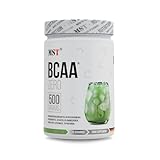 MST® BCAA Zero – BCAA 2:1:1 Pulver – ohne Zucker – leicht löslich – intensiver Geschmack (500 g, Grüner Apfel)
