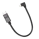 Acouto zu-Minidp-Adapter, Multifunktional, Unterstützt 8K, 60 Hz, 4K144 Hz, Bidirektionale Übertragung, DisplayPort-Adapter, Upward-Bend-Video und HD-Erlebnis für Minidp-HD-Bilder mit (90 Grad nach