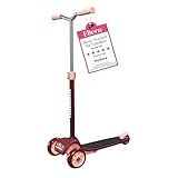 HUDORA Tri Scooter - Stabiler Dreirad-Roller mit großer Trittfläche - Höhenverstellbarer & zusammenklappbarer Cityroller für bis zu 100kg - Dreiradscooter aus Aluminium für Kinder & Jugendliche