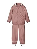 NAME IT Unisex Nkndry Rain Noos Regen Set, Wistful Mauve, 92 EU