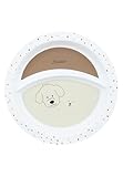 Sterntaler Teller Bauernhof - Baby Teller aus hochwertigen Materialien - Baby Geschirr mit rutschfestem Sockel - Kinder Teller, beige