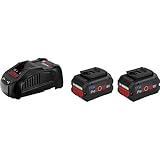 Bosch Professional 18V System Akku Starter-Set: 2x ProCORE18V 5.5Ah Akku + Ladegerät GAL 1880 CV