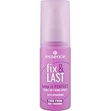 essence fix & LAST keep it PERFECT MAKE-UP FIXING SPRAY, Transparent, fixierend, natürlich, strahlend frisch, vegan, ölfrei, ohne Parfüm, ohne Alkohol, 1er Pack (50ml)