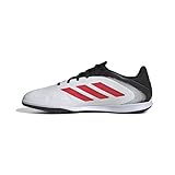 adidas Unisex COPA Pure III Club Indoor Football Boots Fußballschuhe, Cloud White/Lucid Red/Core Black