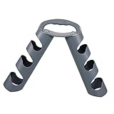 BESTonZON 1 Stück Hantelständer Gestell montiert Stand Heben Lagerregal dumbbell rack hantelscheibenständer kurzhantel rack Hantelhalterung hantel ständer Fitnessgerätezubehör Plastik Grey
