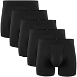 Counting Stars Boxershorts Herren Schwarz Unterhosen Männer Baumwolle Unterwäsche Herren 5er Pack XXL