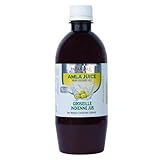 Patanjali Amla Saft 500 ml Indian Gooseberry Juice - Stachelbeere Vitamin C Drink, Immunsystem Verdauung Stoffwechsel | Ayurveda Detox Saft | Natürlich Antioxidantien Reich mit Kajal Sticker