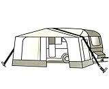 KOVA® Set, Sturmband XL für Vorzelte & Markisen Wind-Sicherung 2x Hering & Spannfeder für Zelt Zelte Markise Vorzelt Pavillon Wohnwagen Wohnmobil Camping Zubehör Dachhalteband Spanngurt + 1 BILDMAGNET