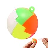 Funny Puzzle Toy, 3D Kids Toy Educational Game, Wear-Resistant ABS Brain Teaser Child Development Fun Learning, Ideal for Travel School Party Home Use, Lightweight and Colorful, 6g