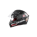 O'NEAL | Motorradhelm | Enduro Adventure Street | ABS-Schale, integrierte Sonnenblende | Challenger Helmet Wingman | Erwachsene | Schwarz | Größe S