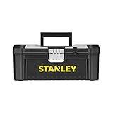 Stanley Werkzeugbox/Werkzeugkoffer (12.5', 32x18.8x13.2cm, Werkzeugkasten mit Metallschließen, Organizer für Kleinteile und Zubehör, entnehmbare Trage) STST1-75515