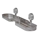 Maodom Saugnapf Aufbewahrungsregal Für Badezimmer - Rutschfeste Duscharmatur Ablage | Rutschfester Halter Multifunktion Zubehör Rostfrei Design Für Küche Hotel Zuhause Badezimmer