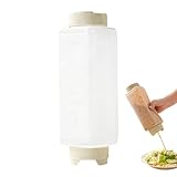 Quetschflaschen für Gewürze, großes Ventil, auslaufsicher, leer Spritzbehälter, dicke Gewürze, Ketchup, Quetschflaschen, für Sirup, Honig, Salat, Dressing, Handwerk, Öl