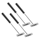 Gadpiparty Kleiner Hammer Doppelkopf Kunststoffhammer Für Holzarbeiten Vielseitiger Mallet Mit Weichem Und Hartem Kopf Ideal Für Montage Und Reparatur 180mm