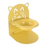 Elevated Cat Food Bowl, Indoor Pet Feeder, 7.68x6.5in Non Slip Removable Bowl, Portable Raised Stand Design, Easy to Clean for Kitten, Apartment, Home, Car, Outdoor Use