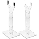 Happyyami 1 Paar Grow Light Halterung Stand Werden Anlage Pflanzenaufzucht pflanzenbeleuchtung innen zimmerpflanzen Lichter befestigungsständer Pflanzen Leichter vertikaler Korb Acryl