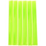 HOODANCOS 6 Stück Teiliges Fluoreszierendes Reflektor Armband Reflektierende Sicherheitsbänder für Erwachsene und Vielseitig Tragbar an Handgelenk Fuß Fahrrad und Rucksack Zufällige Farbe