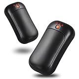 Handwärmer Wiederaufladbar 2 Pack, 10000mAh Elektrische Handwärmer, Smart AI Chips 22Hrs Lange Sicherheit Wärme, Magnetische 2 in 1 Design Tragbare Taschenheizung, Perfekt für Draußen, Golf, Jagd, Cam