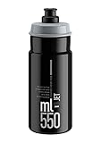 Elite S.R.L. Jet Trinkflasche Schwarz/Grau Einheitsgröße