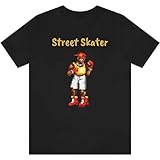 Streets of Rage 2 Skate Street Skater 90'S Video Game Pixel Art Mens T-Shirt Unisex Tee Black XXL