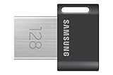 Samsung FIT Plus USB-Stick Typ-A, 128 GB, 400 MB/s Lesen, 60 MB/s Schreiben, kompakter USB 3.1 Speicherstick mit Schlüsselring, Gray, MUF-128AB/APC